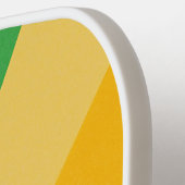 Raquette De Pickleball Nom personnalisé Couleurs arc-en-ciel (Détail gauche)