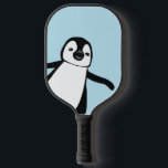 Raquette De Pickleball Nom personnalisé Cute Peeking Penguin bleu<br><div class="desc">Prenez place sur le terrain de pickleball avec le nom personnalisé mignon Peeking Pickleball Paddle en Bleu Pickleball Pickleball Paddle. Cette pagaie personnalisée allie fonctionnalité, style, et une touche de gentillesse pour élever votre jeu et mettre en valeur votre personnalité unique et l'amour des pingouins. La pagaie présente mon adorable...</div>