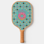 Raquette De Pickleball Nom personnalisé Donuts émaillés (Recto)