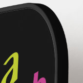 Raquette De Pickleball Nom personnalisé Fane Catch (Détail gauche)