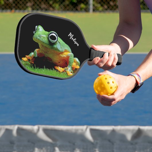Raquette De Pickleball Nom personnalisé Grenouille (Insitu)