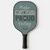 Raquette De Pickleball Nom personnalisé "Make Yourself Froud" (Verso)