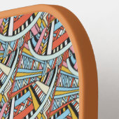 Raquette De Pickleball Nom personnalisé Motif natif (Détail gauche)