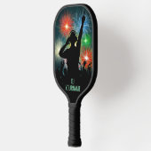 Raquette De Pickleball Nom personnalisé Music DJ (Gauche)