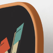 Raquette De Pickleball Nom personnalisé NYC Typographie (Détail gauche)