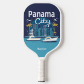 Raquette De Pickleball Nom personnalisé Panama City (Verso)