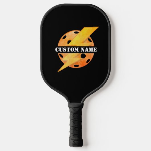 Raquette De Pickleball Nom personnalisé Pickleball Player Monogramme (Recto)