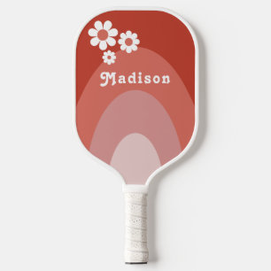 Raquette De Pickleball Nom personnalisé rétro