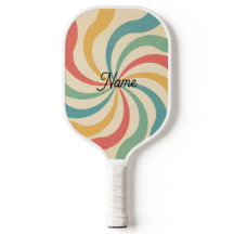 Nom personnalisé Retro Stripes Typographie