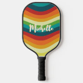 Raquette De Pickleball Nom personnalisé rétroactif (Recto)