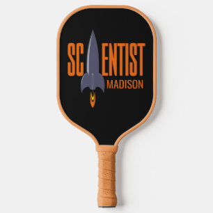 Raquette De Pickleball Nom personnalisé Rocket Scientist