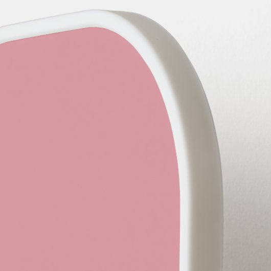 Raquette De Pickleball Nom personnalisé rose pâle (Détail gauche)