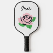 Raquette De Pickleball Nom personnalisé rose rose (Recto)