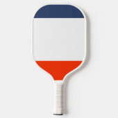 Raquette De Pickleball Nom personnalisé Rouge Blanc Marine Bleu (Verso)