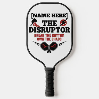Raquette de Pickleball Nom Personnalisé The Disrup