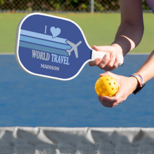 Raquette De Pickleball Nom personnalisé World Travel