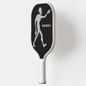 Raquette De Pickleball Nom personnalisé Zombie Pickleball Paddle (Gauche)