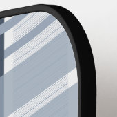 Raquette De Pickleball Nom Plaid bleu moderne Pickleball Paddle (Détail gauche)