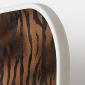 Raquette De Pickleball Nom Tigre personnalisé Imprimer blanc (Détail gauche)