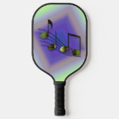 Raquette De Pickleball Notes de dubstep (Recto)