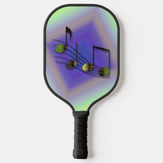 Raquette De Pickleball Notes de dubstep (Verso)
