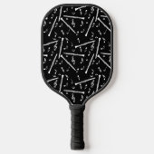 Raquette De Pickleball Notes de musique de Clarinets blancs (Recto)