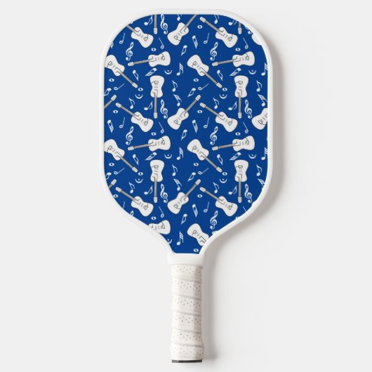 Raquette De Pickleball Notes musicales de Guitare Lines (Recto)