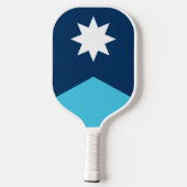 Raquette De Pickleball Nouveau drapeau de l'État du Minnesota (Verso)