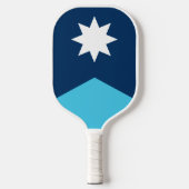 Raquette De Pickleball Nouveau drapeau de l'État du Minnesota (Recto)