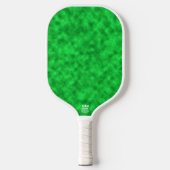 Raquette De Pickleball Nuages verts, nuages verts, nuages Abstraits (Recto)