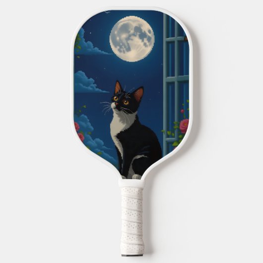 Raquette De Pickleball Nuit et jour de chat (Recto)