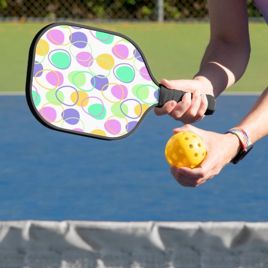 Raquette De Pickleball Oeufs de Pâques et contours (Insitu)