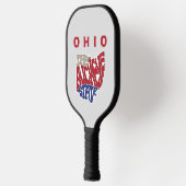 Raquette De Pickleball Ohio surnom Word Art (Gauche)