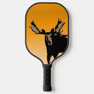 Raquette De Pickleball Oie au coucher du soleil - Art original de la faun