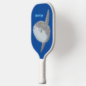 Raquette De Pickleball Oiseau de mer mola mola mignonne caricature (Gauche)