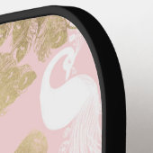 Raquette De Pickleball Oiseau royal rose (Détail gauche)