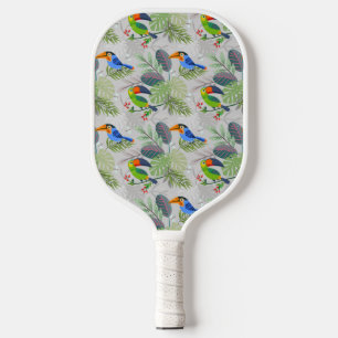 Raquette De Pickleball Oiseau Toucan mignon, Motif de tous les jours, Aqu