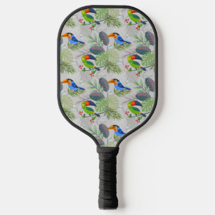 Raquette De Pickleball Oiseau Toucan mignon, Motif de tous les jours, Aqu