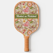 Raquette De Pickleball Oiseaux de Whimsical, Fleurs, Coeurs Paddle Pro (Recto)