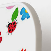 Raquette De Pickleball Oiseaux et fleurs printemps (Détail gauche)