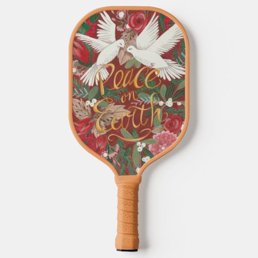 Raquette De Pickleball Oiseaux festifs traditionnels (Verso)