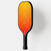 Raquette De Pickleball Ombre géométrique orange à jaune (Gauche)