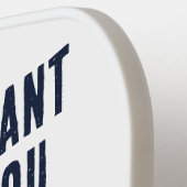 Raquette De Pickleball Oncle Sam Je veux que tu dennes drôle (Détail gauche)