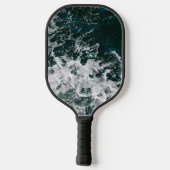 Raquette De Pickleball Ondes de l'océan foncé (Verso)