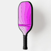 Raquette De Pickleball Ondes roses rétro (Gauche)