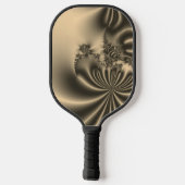 Raquette De Pickleball Or antique fluide fractal (Verso)
