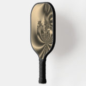 Raquette De Pickleball Or antique fluide fractal (Gauche)