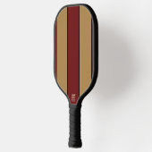Raquette De Pickleball Or De Noël Classique Et Bandes Rouges (Gauche)