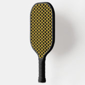 Raquette De Pickleball Or métallique avec style point noir (Gauche)