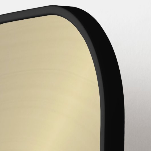 Raquette De Pickleball Or Monogramme initial et nom Or personnalisé (Détail gauche)